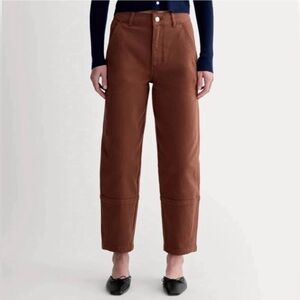 Everlane Women's Utility Barrel Pant in Rosewood - Size 2